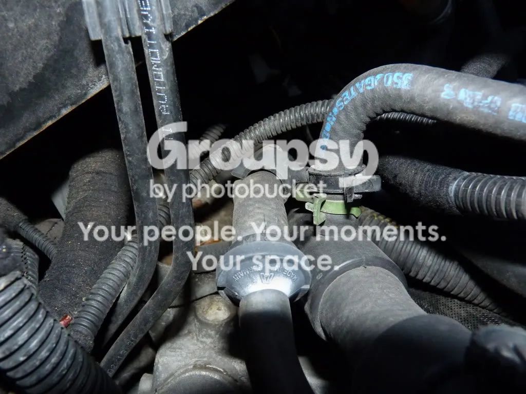 A second view of the engine end connections
