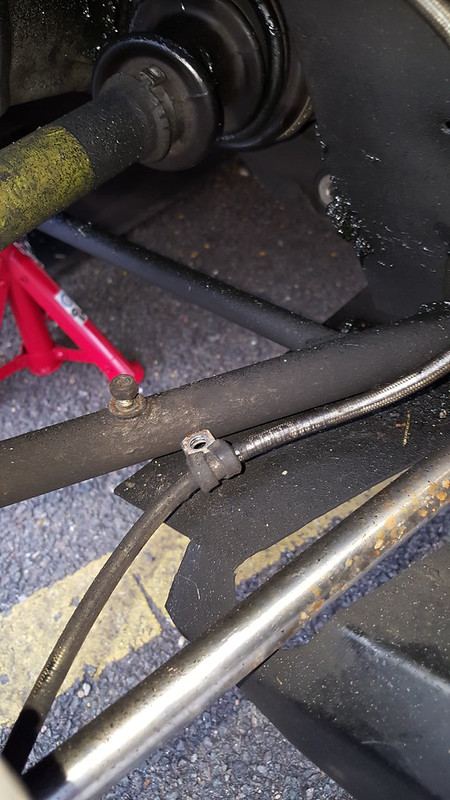 The brake hose P clamp
