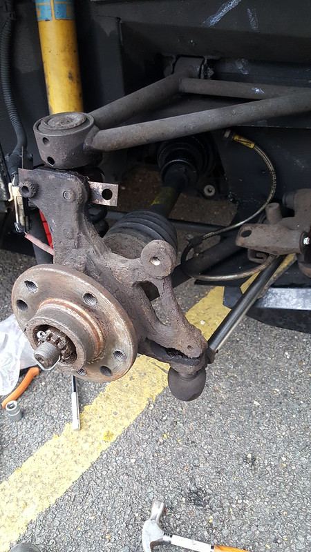 The hub with the disc removed