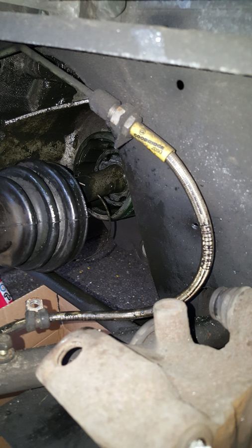 The ball bearing retaining clip after removal