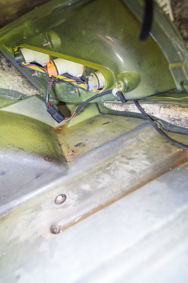 More connectors in the boot corner